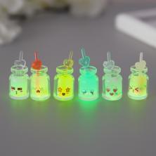 Подвеска акрил "Коктейль"35*15*15мм арт.10321672 ассорти (светится в темноте)