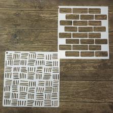 Трафарет Абстракция