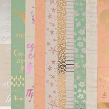 Бумага двусторонняя с фольгированием 30,5*30,5см 