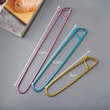 Набор "Булавка для вязания" 8,5см d1,8см 11,5см d2,2см 15см d2,4см металл арт.13428 (3шт)