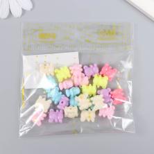 Бусины акрил "Медвежонок" 13*13мм арт.4438011 ассорти (26шт)