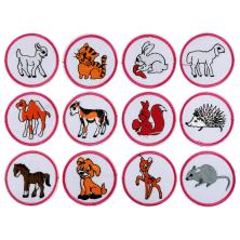 Термоаппликация "Животные" 50мм арт.4585-RJ02 ассорти