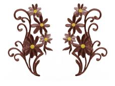 Термоаппликация "Цветы"  72*118мм арт.5640