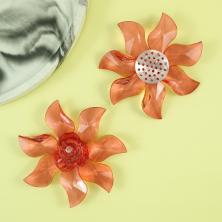 Розочка акрил 65мм арт.AB-1 терракотовый