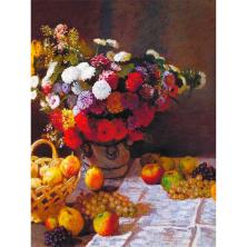 "Летний натюрморт" 40*30см арт.5276512 Картина стразами частичная выкладка