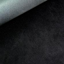 Замша искусств. 20*30см ФУ-9406 черный с блестками
