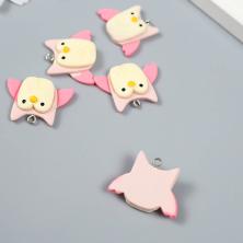 Подвеска пластик "Сова" 8*30*22мм арт.9233552 микс