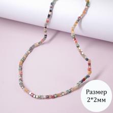 Бусины граненые стекло 