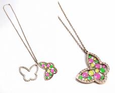 Кулон "Бабочка" арт.ФУ-6946 золото