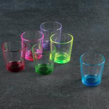 Набор стопок "Радуга" стекло 50мл 5,5*5*4см арт.1193696 микс