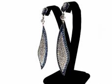 Серьги серебро 925пр. с цирконами арт.ФУ-7300