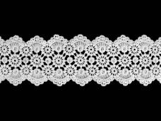 Кружево гипюр  57мм арт.4180 белый