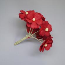 Букетик бумажный 2см арт.16-577 красный