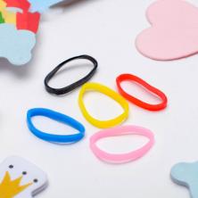 Резинки для косичек силиконовые арт.1145955 ассорти (80шт)