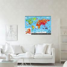 Карта мира со скретч-слоем "Мир в твоих руках" 70*50см арт.3504252