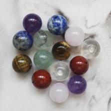 Набор бусин из натурального камня 10мм для создания браслета 