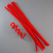 Проволока шенил 0,6*30см красный (50шт)