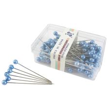 Иглы для закалывания "Шарики" 40мм арт.ФУ-9855 голубой (100игл)