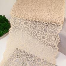 Кружево стрейч 205мм арт.TBY YSTL00839 126-бежевый