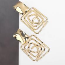 Серьги "Врата" 50*30мм арт.5002884 золото