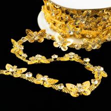 Тесьма  стразы 16мм арт.Y-468