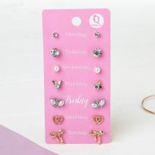 Серьги-гвоздики 