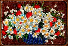 Вышиваем бисером арт.B-94 "Полевые цветы" Набор для вышивания бисером 12*19см