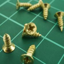 Мини-шуруп 2,5*8мм золото (45±5шт)