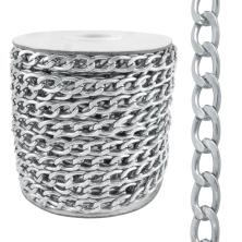 Цепь металл 11*7*2мм арт.2.0NK серебро