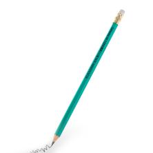 Карандаш пластиковый простой с ластиком НВ арт.3333572