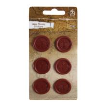 Наклейка печати Имперские короны d-22мм арт.701/03 коричневый