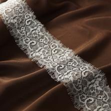 Кружево французское  75-85мм арт.ФУ-8954 молочный