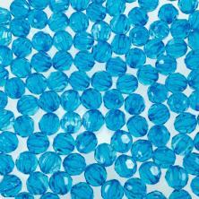 Бусины акрил  8мм арт.3240 яр.голубой-34