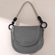 Ручка для сумки вощеный шнур/дерево 46*3см арт.3784287 бежевый