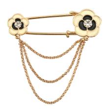 Булавка с цепочкой 50*15мм арт.X02-0331