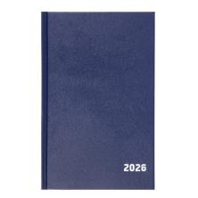 Ежедневник А5 датированный на 2026г линия арт10909704 синий (168листов)