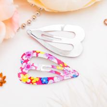 Заколка "тик-так" для волос 6,0см "Сердце" арт.2797170 микс