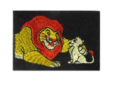 Термоаппликация "Король Лев" 70*47мм арт.PK-40 желтый