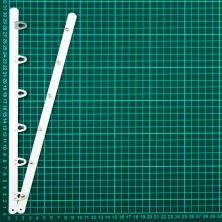 Бюск-застежка для корсета металл 300*12мм арт.1155 (6петель)