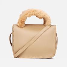 Сумочка детская на магните иск.кожа 12,5*15*6см арт.9653947 бежевый