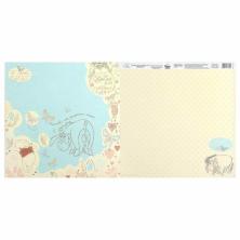 Бумага двусторонняя 29,5*29,5см 