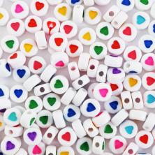 Бусины акрил  7*4мм 