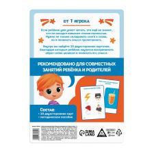Нейропсихологический набор "Образы и слова" 14*20см арт.7365304 (20карт)