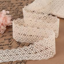 Тесьма вязаная 45мм арт.9642160 бежевый