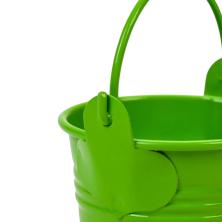 Кашпо Ведро металл 5,5*5,5*4см арт.3924622 зеленый