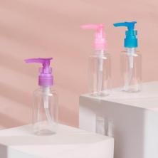 Флакон ПЭТ с дозатором  75мл d-1,5см h-8см арт.6939771 прозрачный/микс