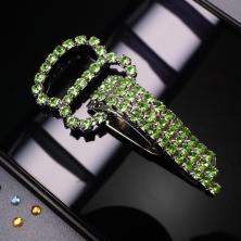 Застежка шубная со стразами арт.ФУ-0480