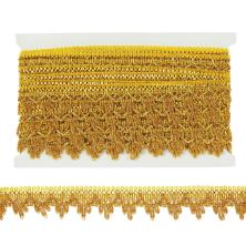 Тесьма металлизированная 30мм арт.6384027 золото