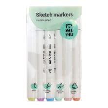 Маркер д/скетчинга двустор микс 2-6мм арт.9444431 (1шт)