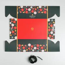Коробка для капкейка 23*16*10см "Счастья в Новом году!" арт.5080540